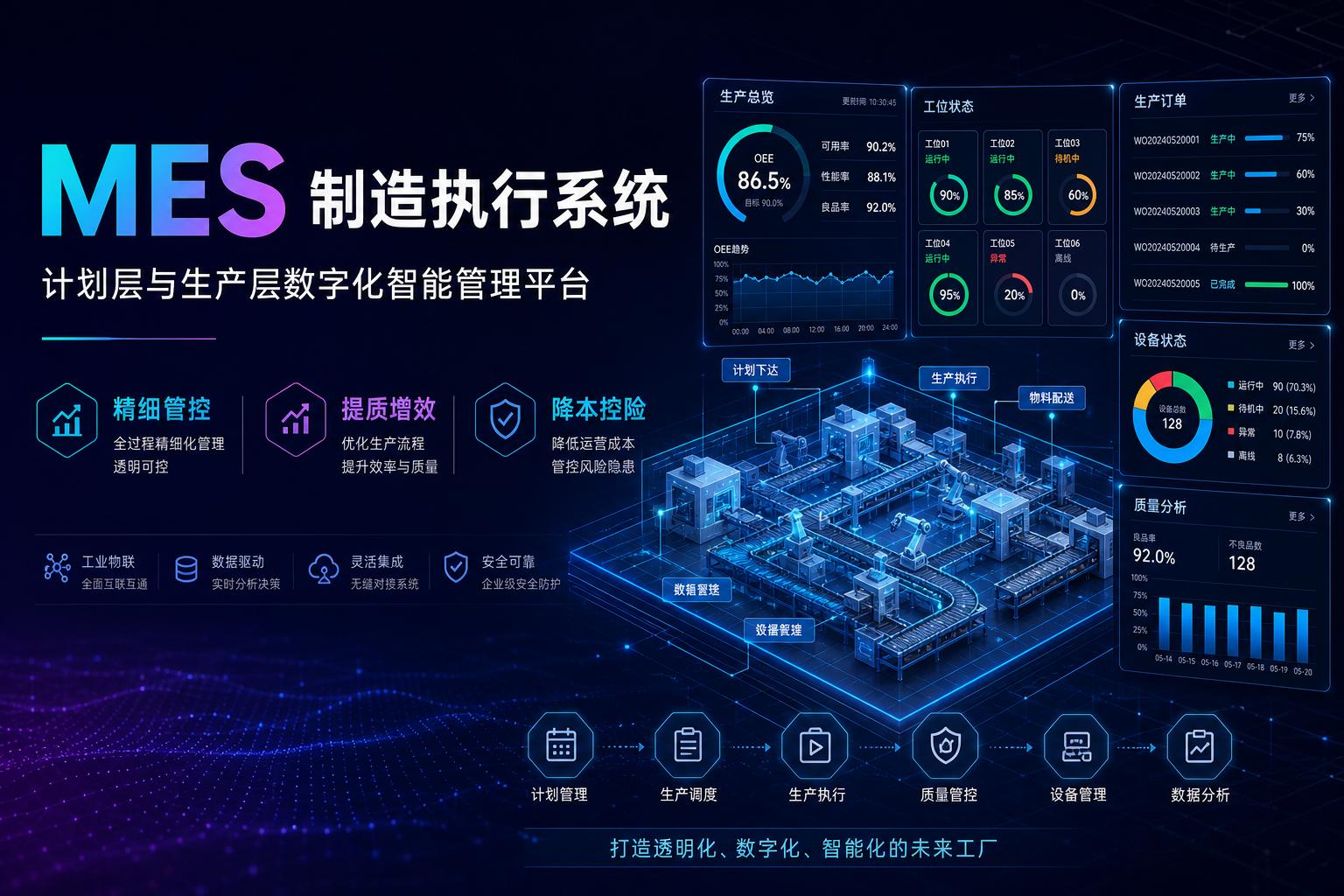 MES 制造执行系统界面